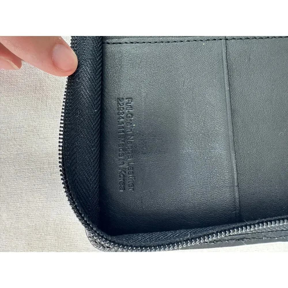 VTG Franklin Covey Black Leather Classic sz 8